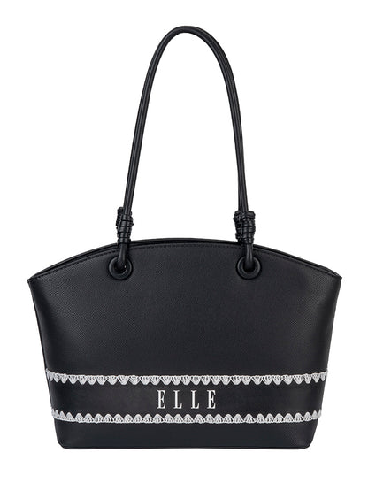ELLE Woven Flared Tote