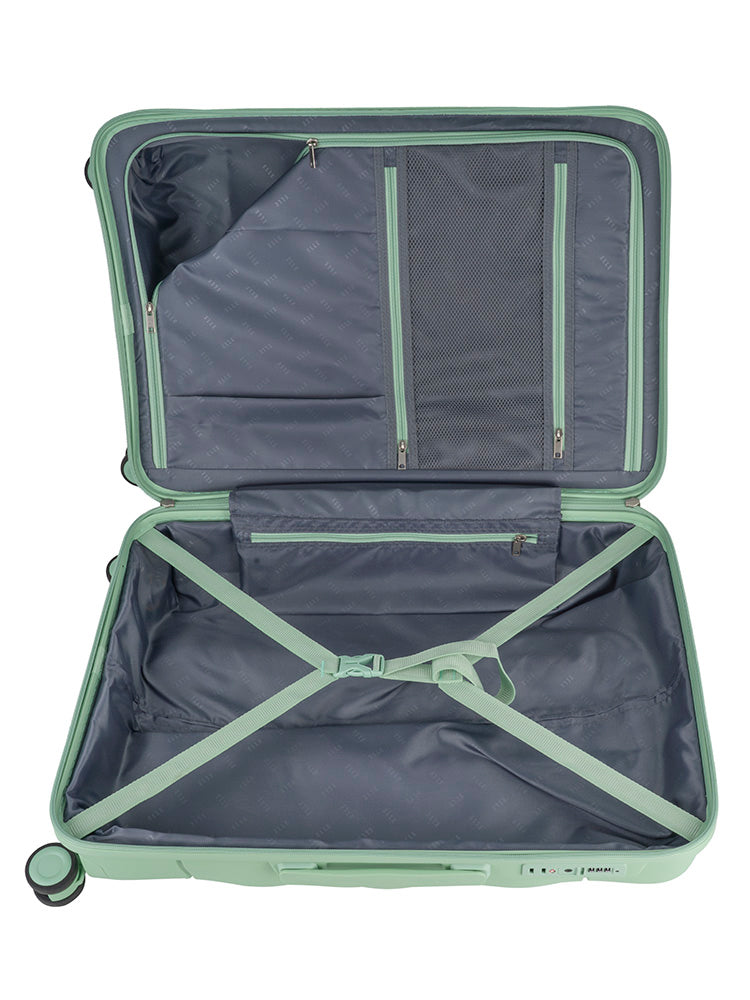 ELLE Medium 4 Wheel Trolley Case