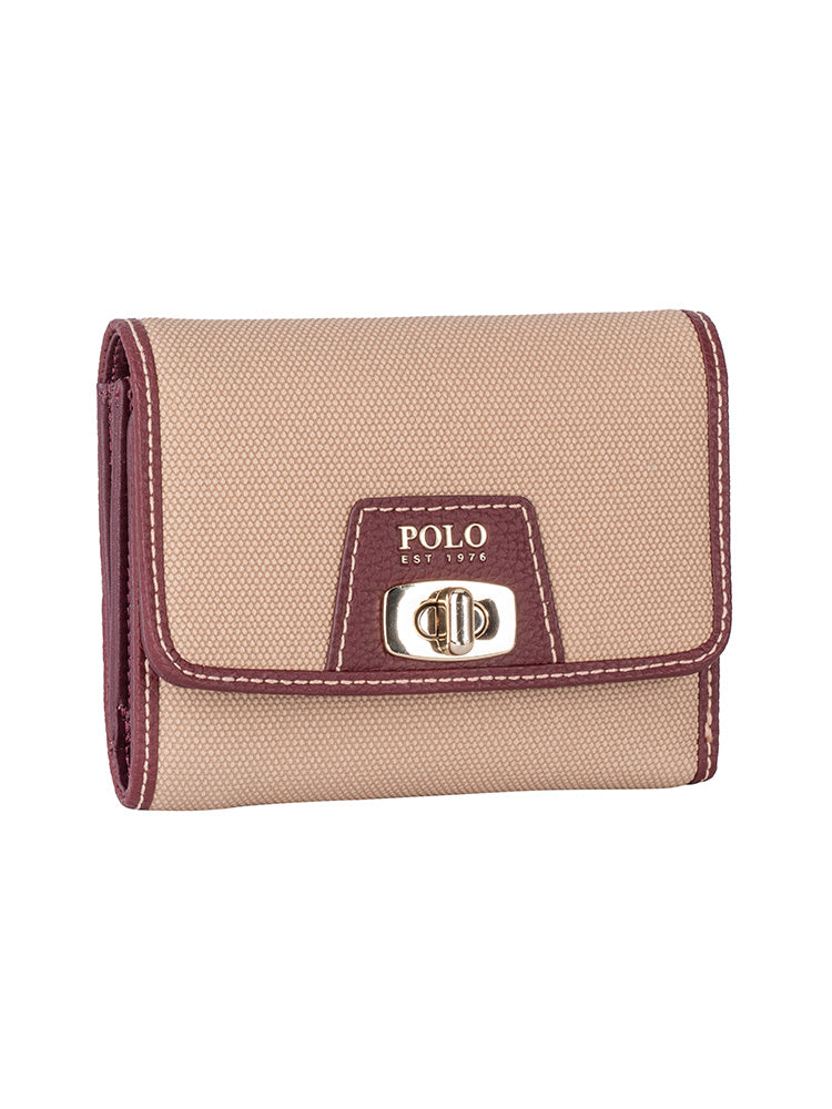 Polo Cabana Medium Trifold Purse