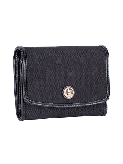 Polo Jacquard Medium Trifold Purse