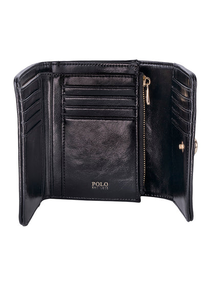 Polo Jacquard Medium Trifold Purse