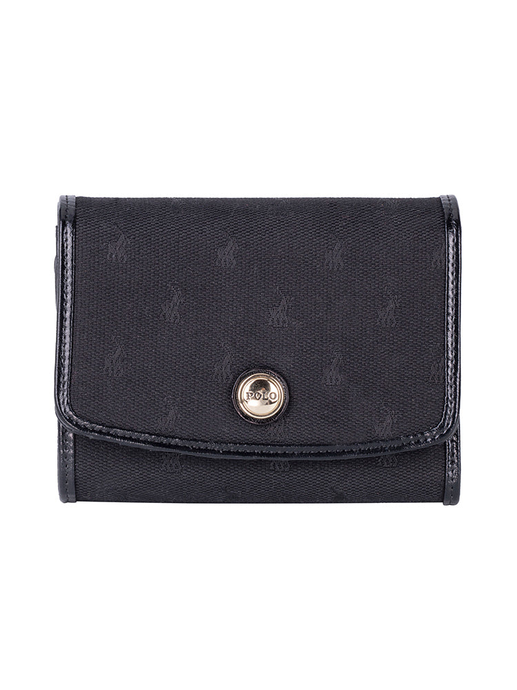 Polo Jacquard Medium Trifold Purse
