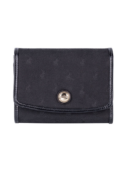 Polo Jacquard Medium Trifold Purse
