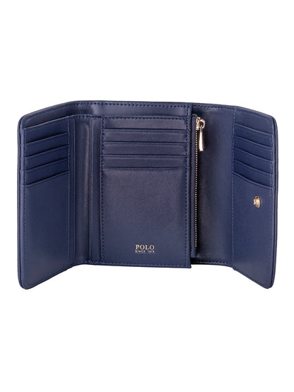 Polo Jacquard Medium Trifold Purse