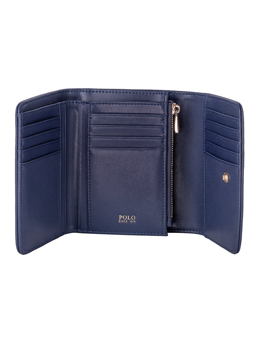 Polo Jacquard Medium Trifold Purse