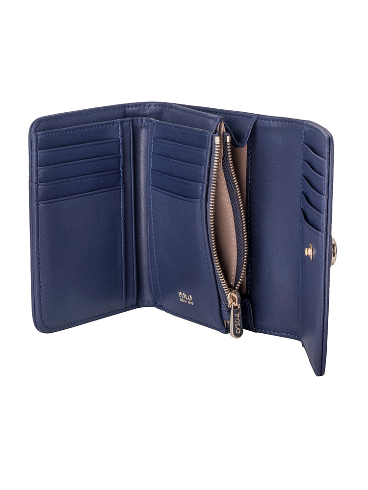 Polo Jacquard Medium Trifold Purse