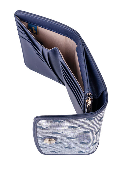 Polo Jacquard Medium Trifold Purse