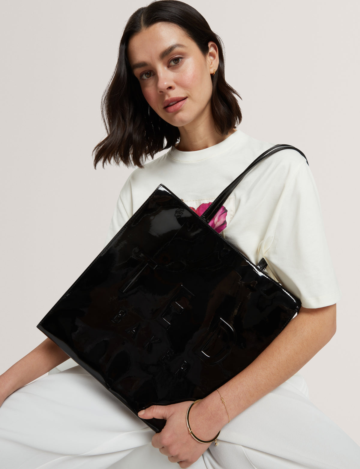 Ted Baker Iconny Large Patent Web Shopper