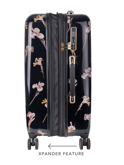 Ted Baker Wild Iris Medium 4-Wheel Trolley Case