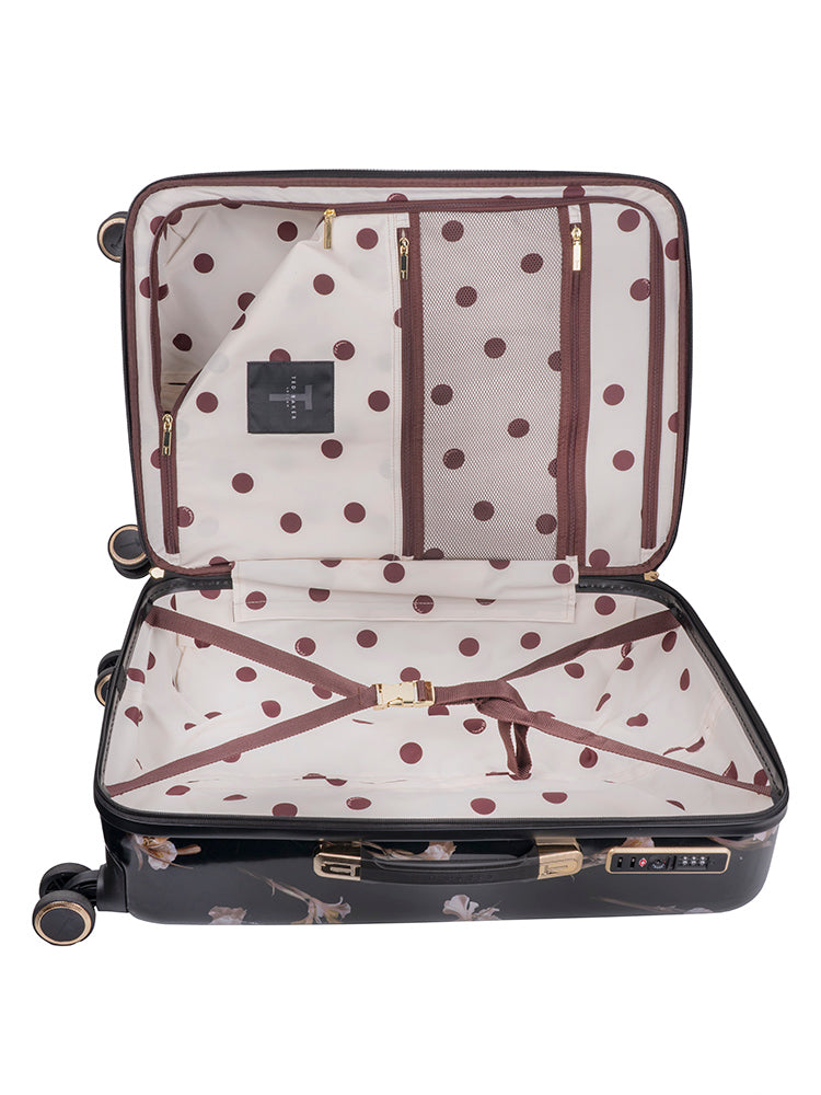 Ted Baker Wild Iris Medium 4-Wheel Trolley Case