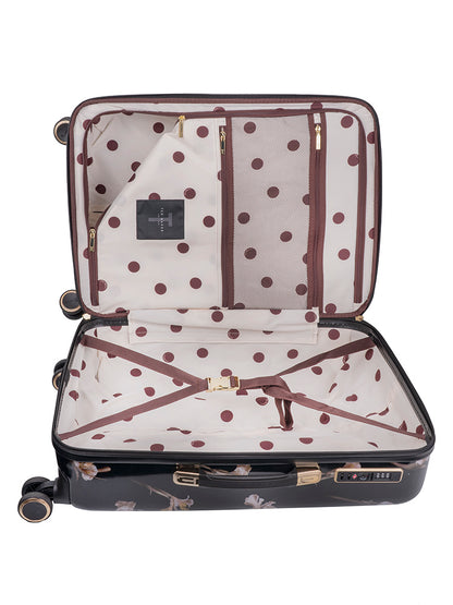 Ted Baker Wild Iris Medium 4-Wheel Trolley Case