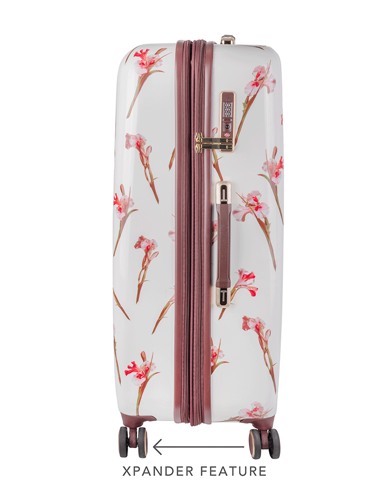 Ted Baker Wild Iris Large 4-Wheel Trolley Case