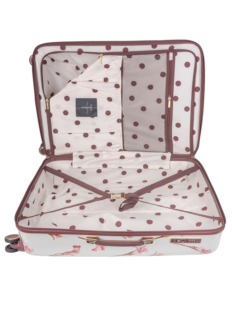 Ted Baker Wild Iris Large 4-Wheel Trolley Case