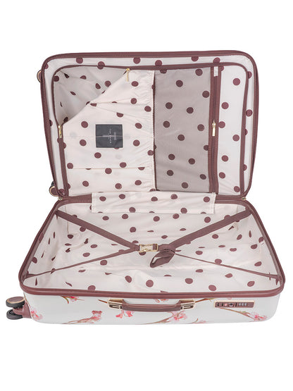 Ted Baker Wild Iris Large 4-Wheel Trolley Case