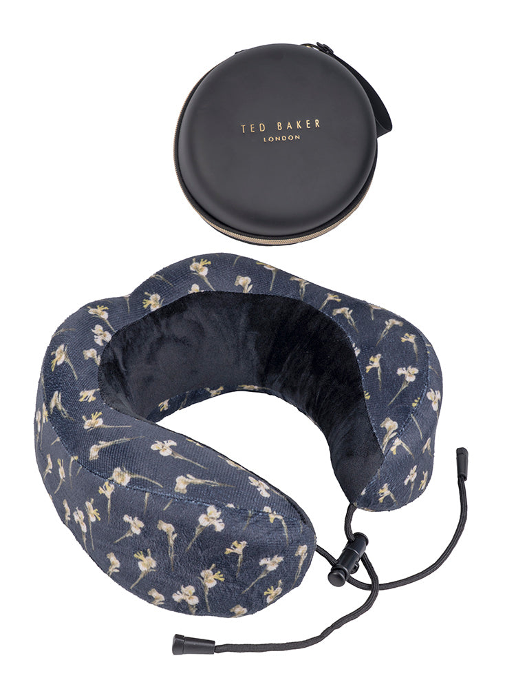 Ted Baker Memory Foam Travel Pillow with Storage Case