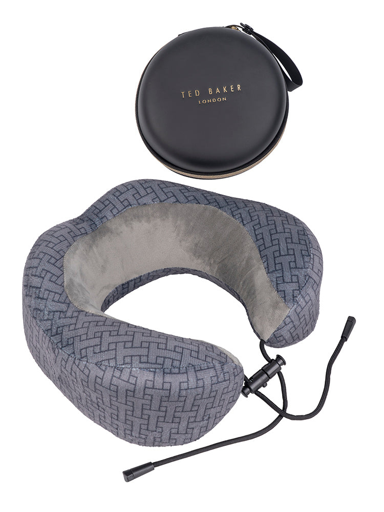 Ted Baker Memory Foam Travel Pillow with Storage Case