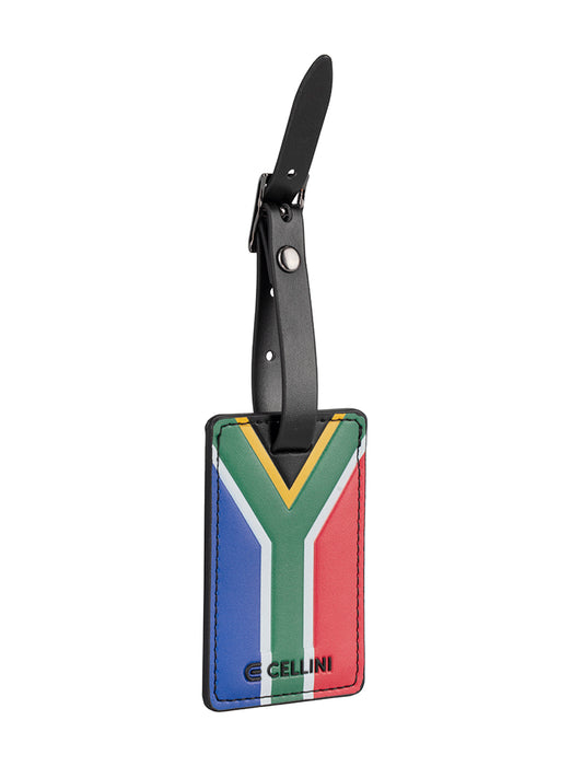 SA Flag Luggage Label