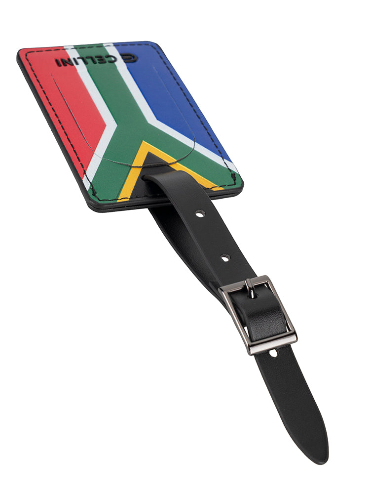 SA Flag Luggage Label