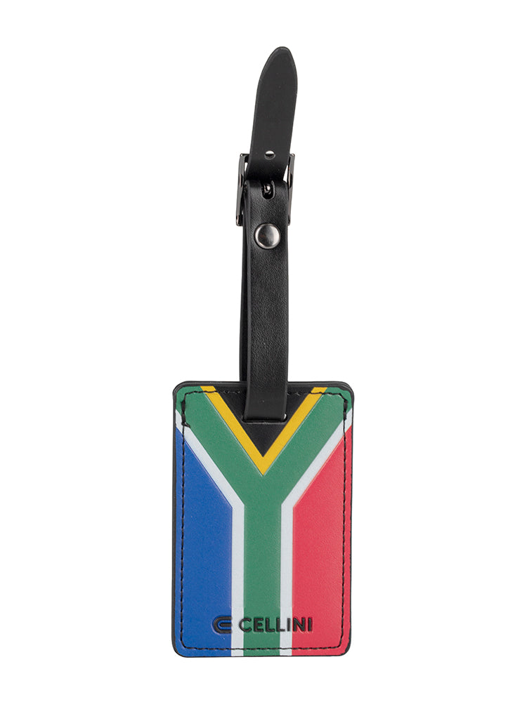 SA Flag Luggage Label