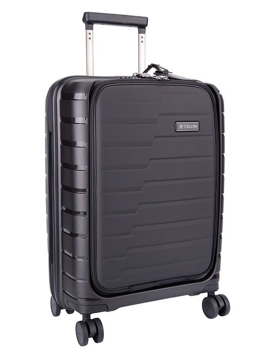 Cellini Microlite Soft Front Opener Trolley Carry On Business Case