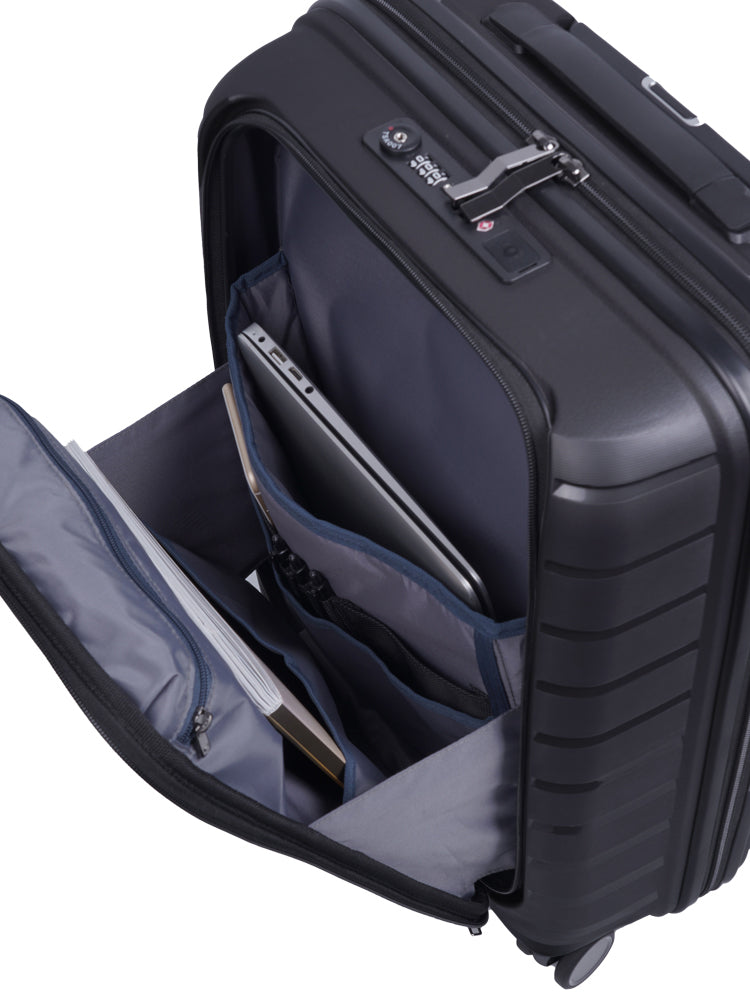 Cellini Microlite Soft Front Opener Trolley Carry On Business Case