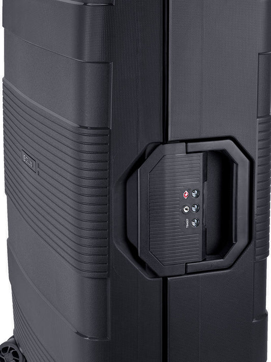 Cellini Safetech Zipperless Lock Medium 4 Wheel Trolley Case