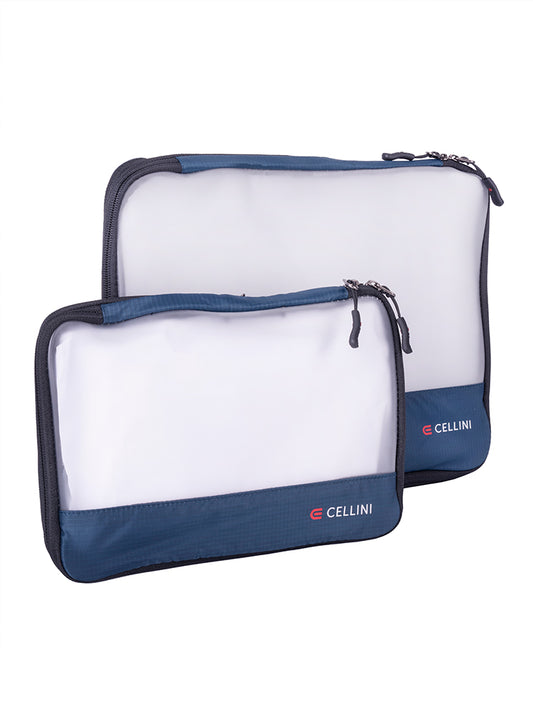 Cellini Travel Accessories 2 Pack Large and Medium Packing Cubes