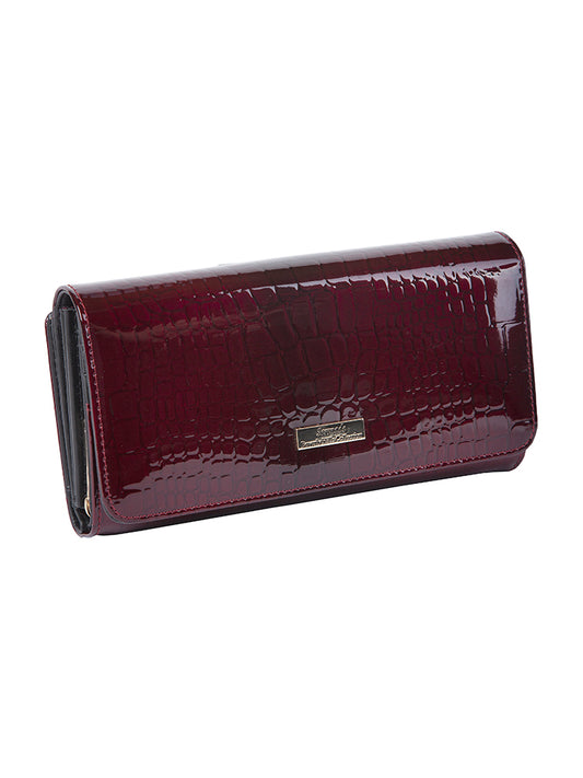 Serenade Cherry Croc Large Purse