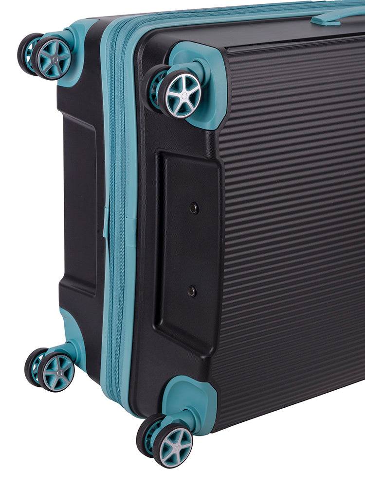 みぽりん　No.4&No.T2 No.19&テリアケース voyager-traveler-large-4-wheel-trolley-case-black-teal-1 – Cellini