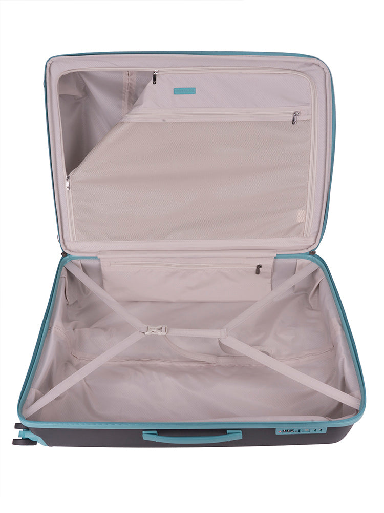 voyager-traveler-large-4-wheel-trolley-case-black-teal-1 – Cellini