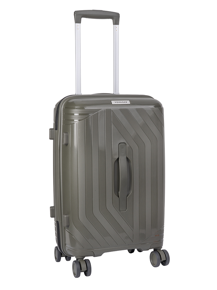 Voyager Trunk Carry On 4 Wheel Trolley Case