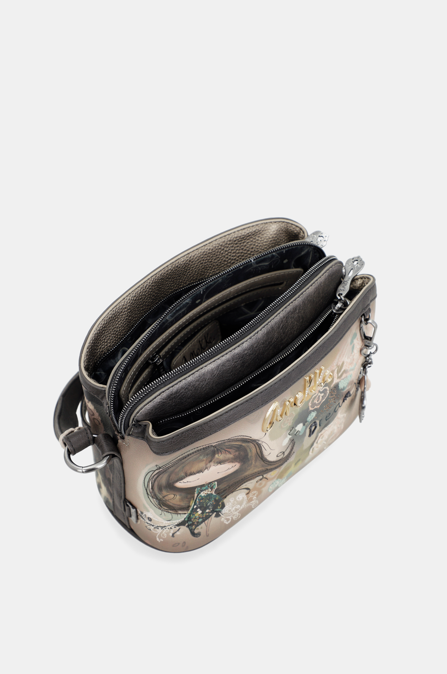 Anekke Real 3-Compartment Crossbody