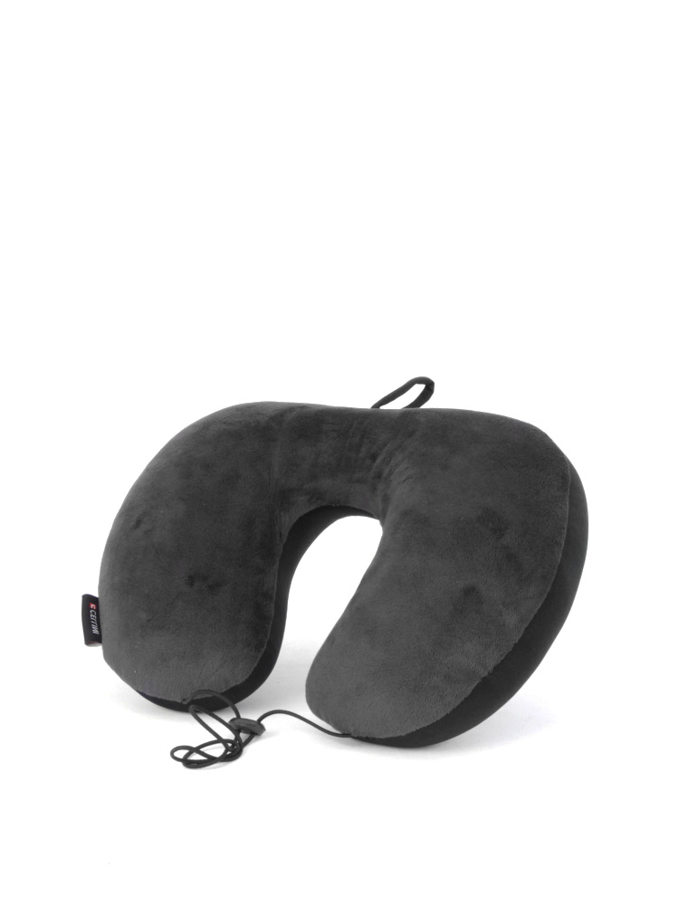 Cellini Accessories Suede Microbeads Travel Pillow Black