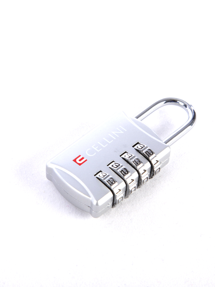 Cellini Accessories 4 Dial Combo Lock Silver