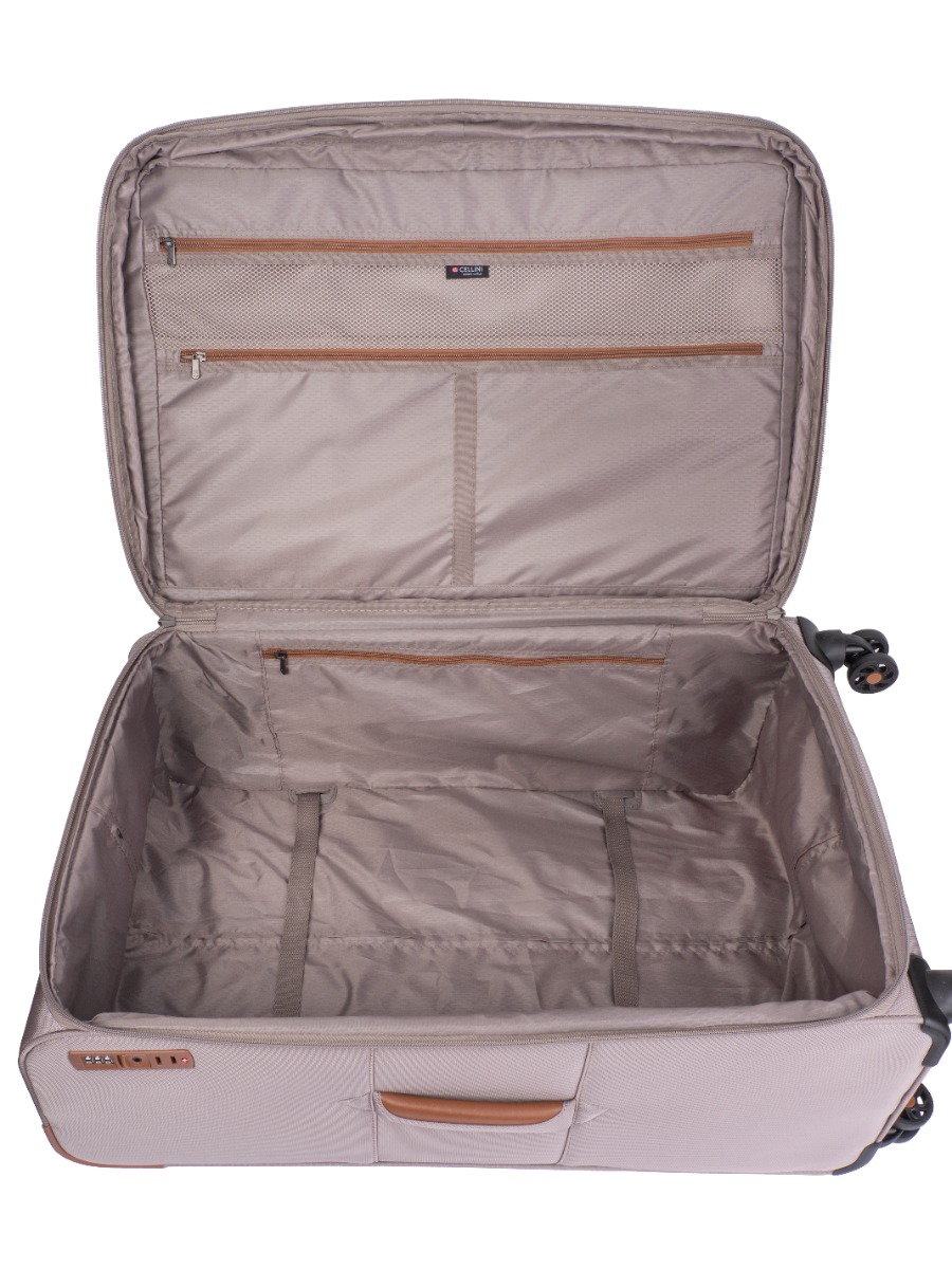 Cellini Monte Carlo Large 4 Wheel Trolley Case