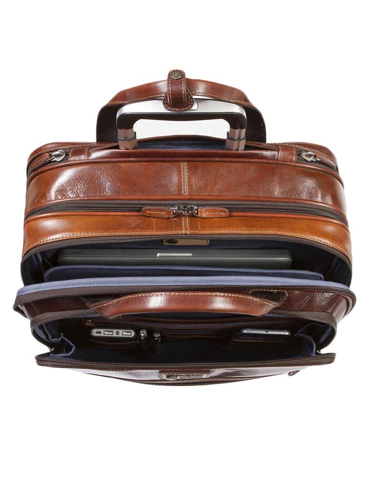 Jekyll Hide Oxford Leather Briefcase - Main Image