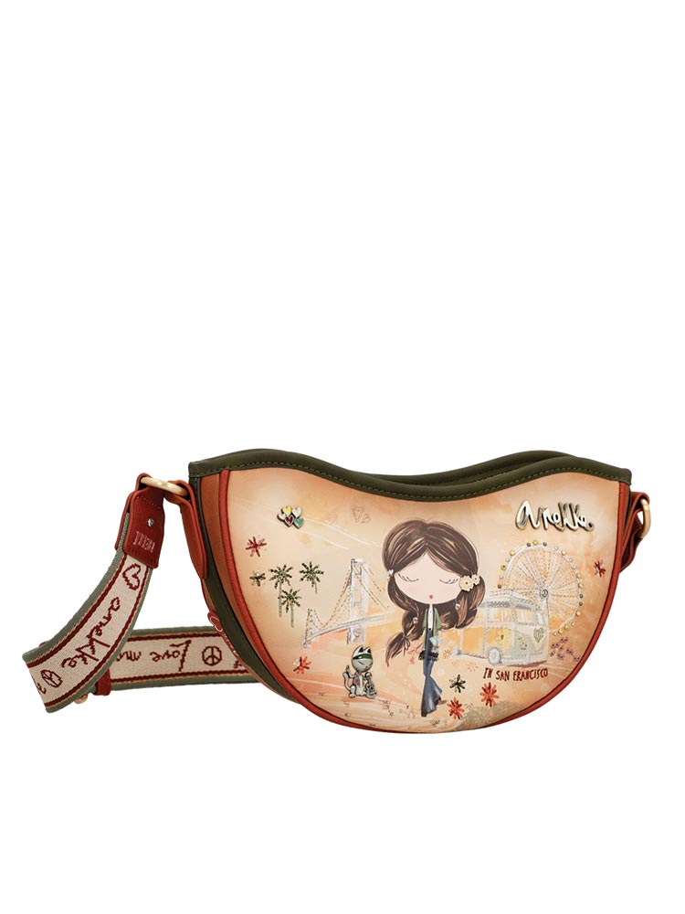 Anekke Peace and Love Oval Bag