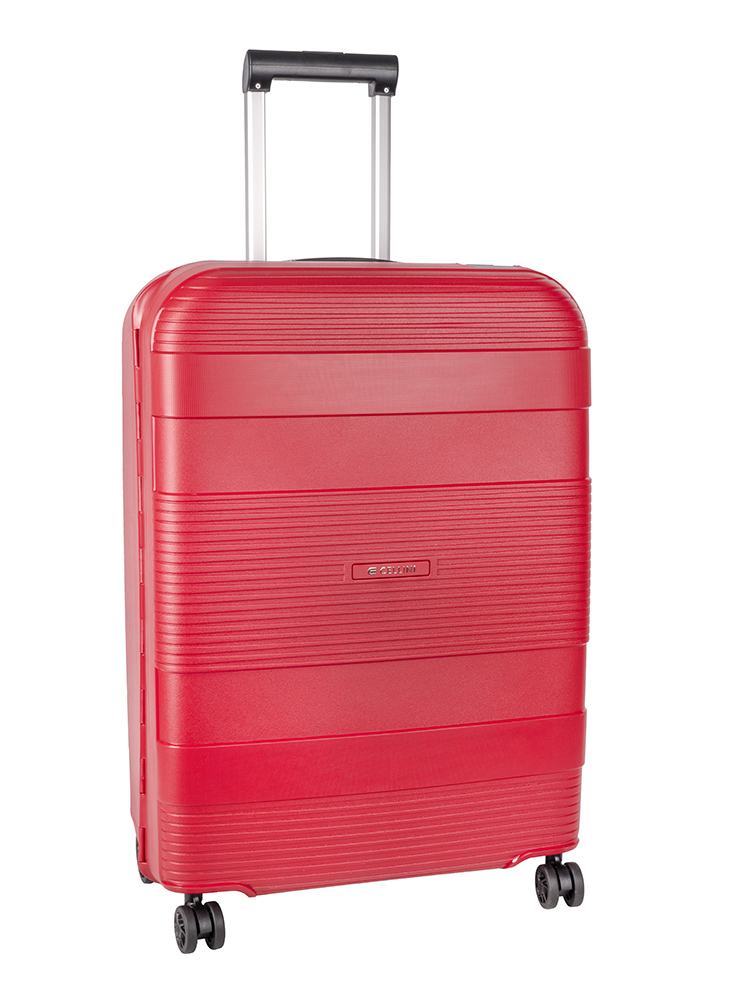 Cellini Safetech Zipperless Lock Medium 4 Wheel Trolley Case