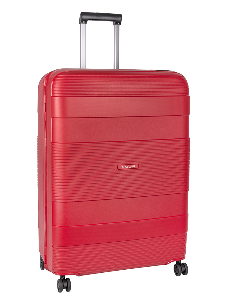 Cellini Safetech Zipperless Lock Large 4 Wheel Trolley Case