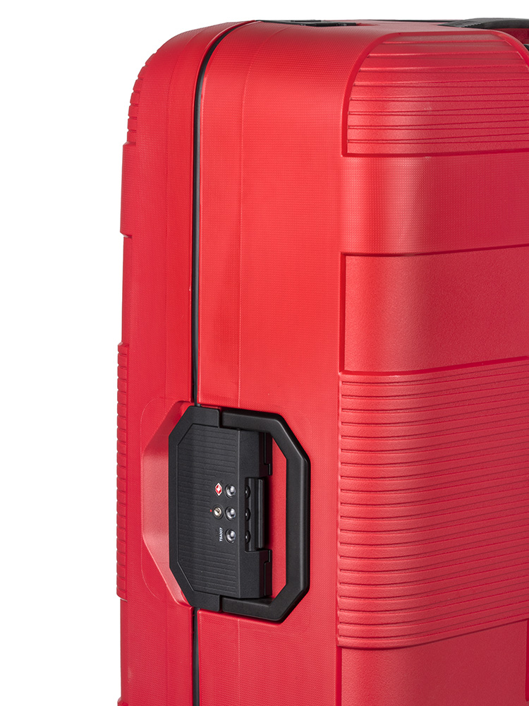 Cellini Safetech Zipperless Lock Large 4 Wheel Trolley Case