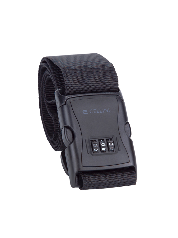 Cellini Accessories Luggage Strap Combo Lock