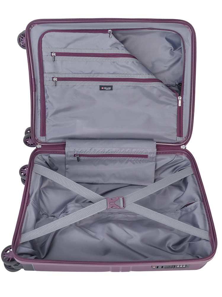 Cellini Guardlite 4 Wheel  Carry On Trolley Case 