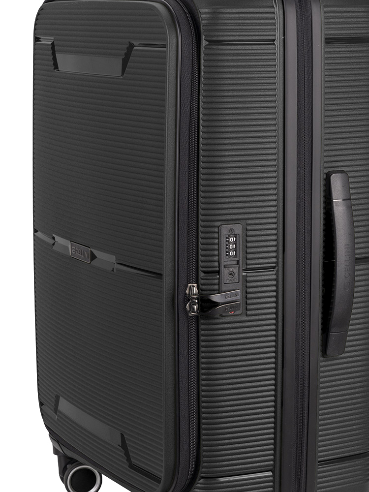 Cellini Ipak Medium 4 Wheel Trolley Case