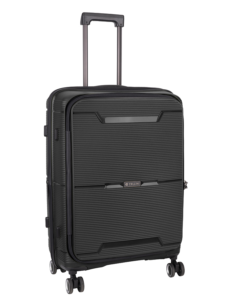 Cellini Ipak Medium 4 Wheel Trolley Case