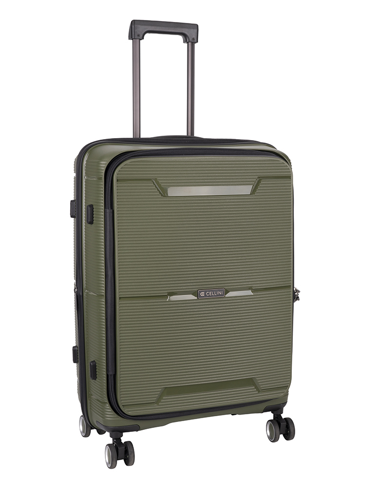 Cellini Ipak Medium 4 Wheel Trolley Case