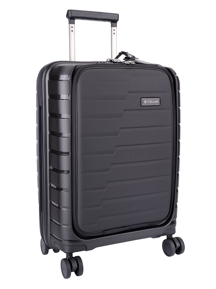 Cellini Microlite Soft Front Opener Trolley Carry On Business Case