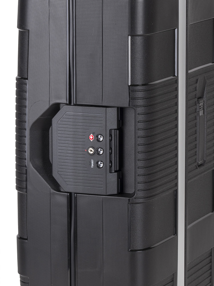 Cellini Safetech Zipperless Lock 4 Wheel Carry On Trolley