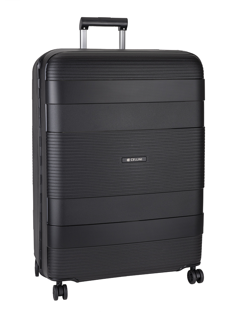 Cellini Safetech Zipperless Lock Large 4 Wheel Trolley Case