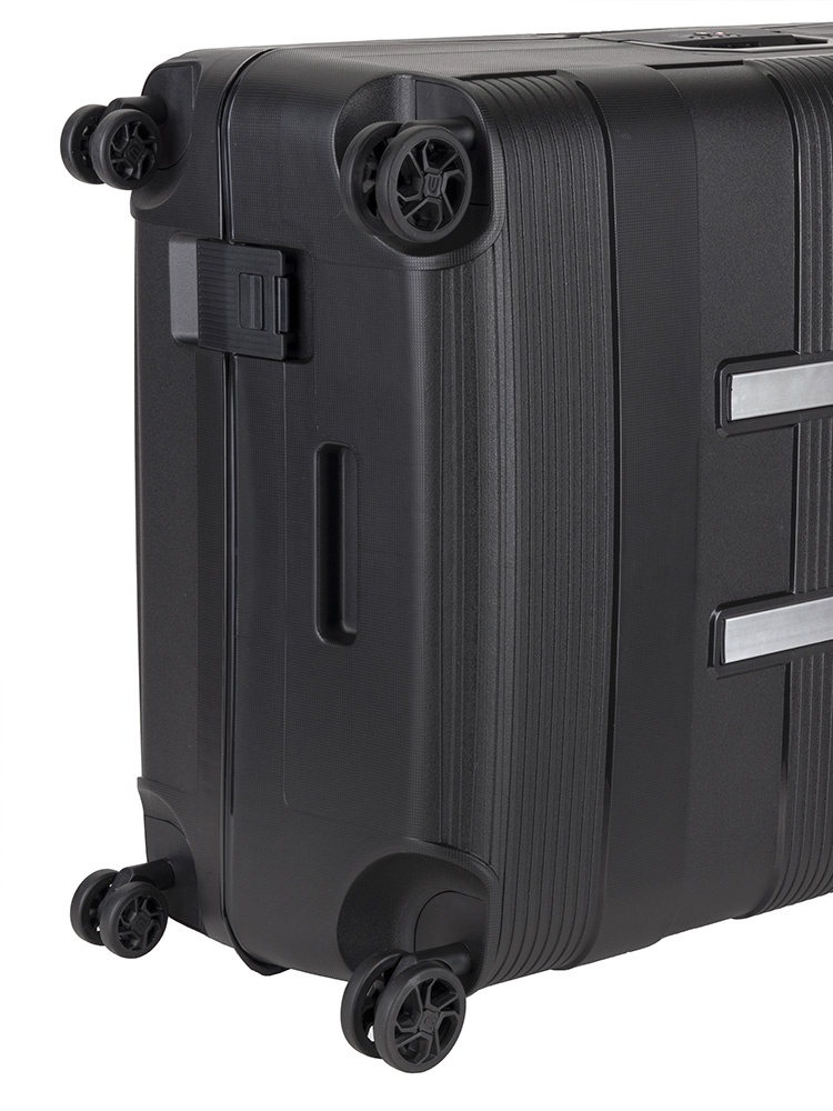 Cellini Safetech Zipperless Lock Large 4 Wheel Trolley Case