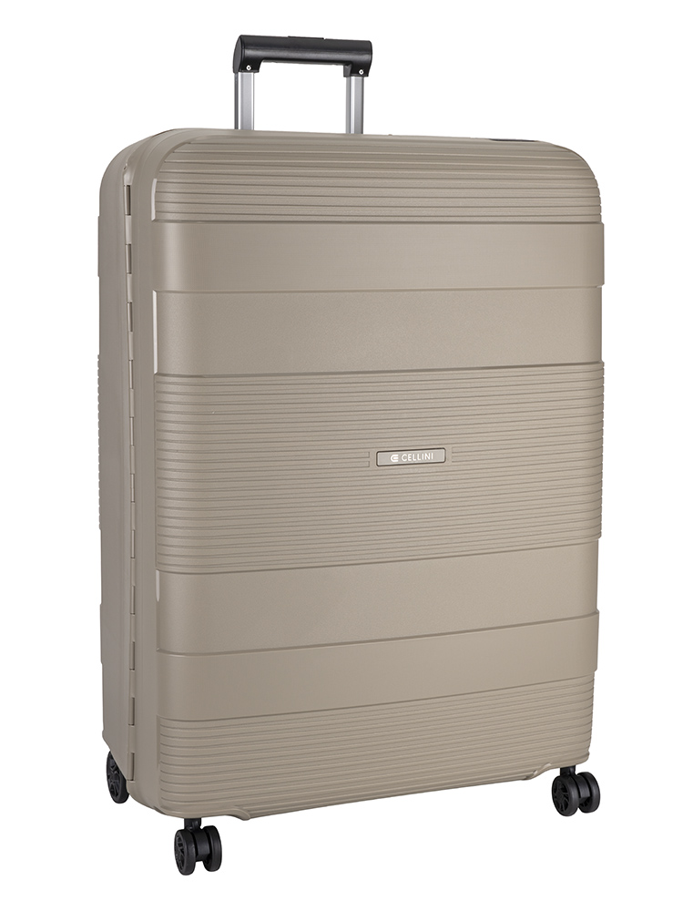 Cellini Safetech Zipperless Lock Large 4 Wheel Trolley Case